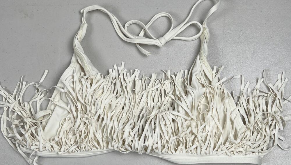 L- Space Women Swimwear Bikini White *Dimensions In Pictures*